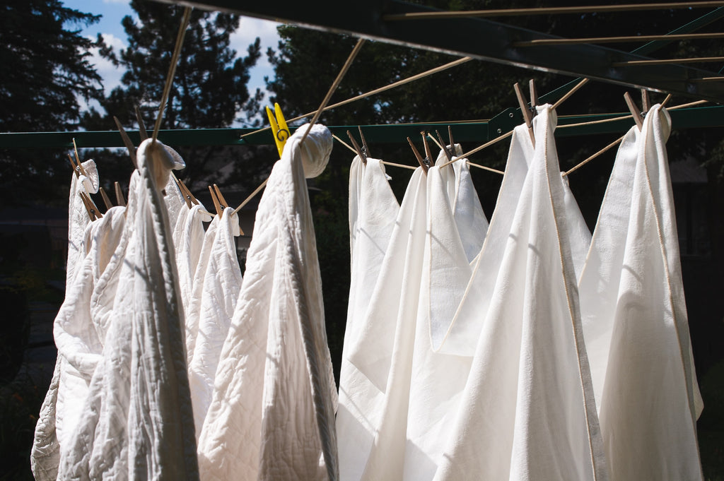 How to dry linen sheets?