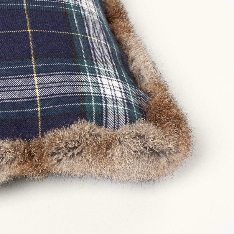 Christmas Plaid Cushion Cover
