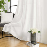 Linen Sheer Curtain 2 Panels