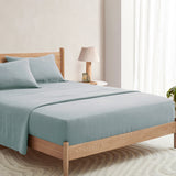 100% Soft Natural French Linen Bedding Fitted Sheet