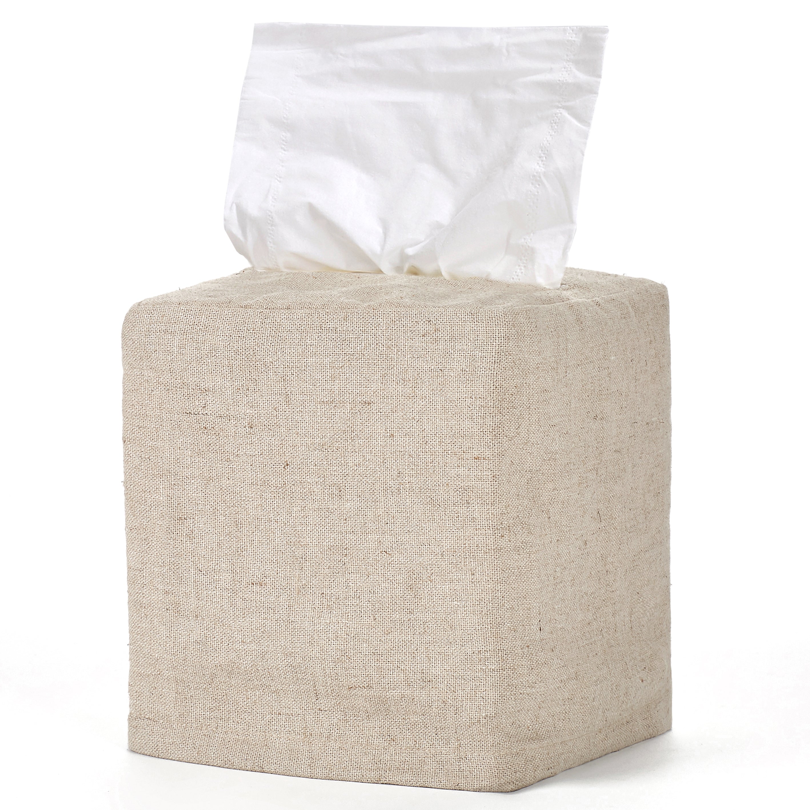 100% Linen Tissue Box
