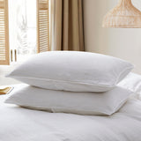 100% Linen Bedding Set Duvet Cover Queen, White