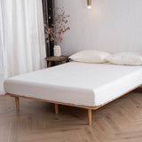 100% Soft Natural French Linen Bedding Fitted Sheet
