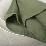 Dinner Cloth Pure Linen Washed Soft Charcoal Napkins