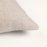 Linen Cushion Cover with Button Design