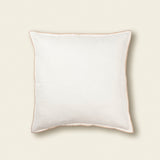 Linen Brim Embroidered Throw Pillows