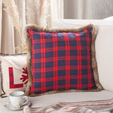 Christmas Plaid Cushion Cover