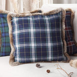 Christmas Plaid Cushion Cover