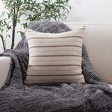 Linen Wide Stripe Cushion Cover