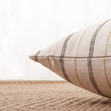 Linen Wide Stripe Cushion Cover
