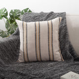 Linen Wide Stripe Cushion Cover