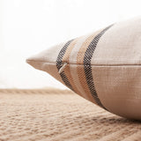 Linen Wide Stripe Cushion Cover
