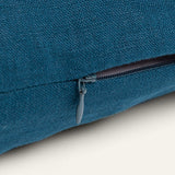 Linen Cushion Cover with Button Design