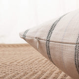 Linen Wide Stripe Cushion Cover