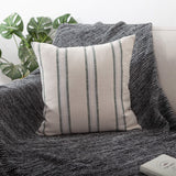 Linen Wide Stripe Cushion Cover