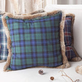 Christmas Plaid Cushion Cover