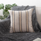 Linen Wide Stripe Cushion Cover