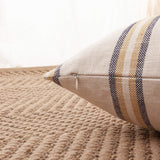 Linen Wide Stripe Cushion Cover