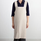 Cross-back Linen and cotton Apron