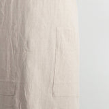 Cross-back Linen and cotton Apron