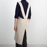 Cross-back Linen and cotton Apron