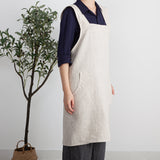 Cross-back Linen Apron