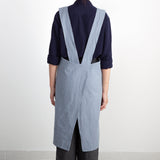 Cross-back Linen and cotton Apron