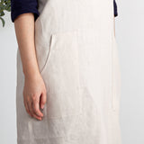 Cross-back Linen Apron