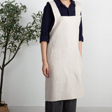 Cross-back Linen Apron