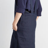 Cross-back Linen Apron