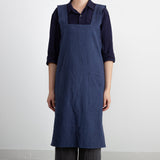 Cross-back Linen and cotton Apron