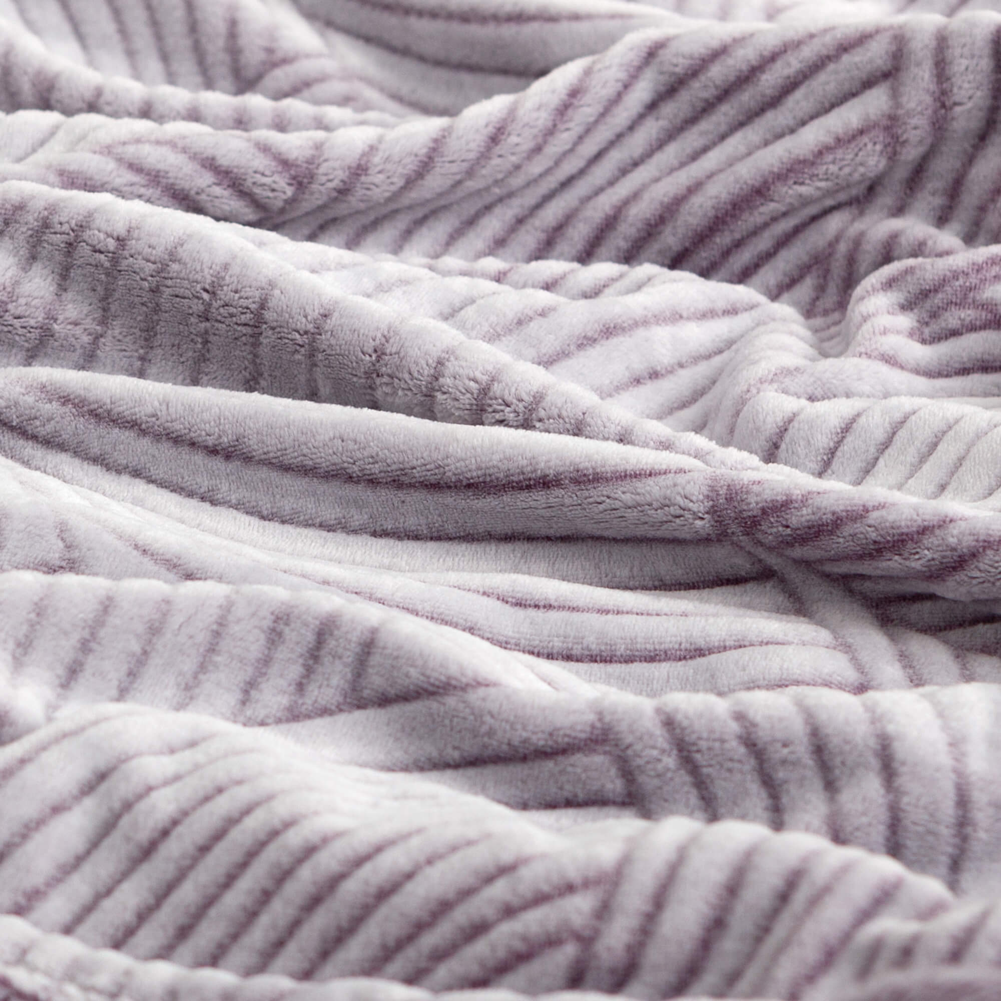 Luxurious Flannel Stripe Throw Blankets