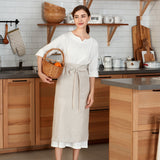 Pure Linen Waist Apron