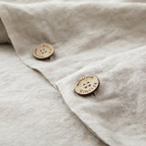 100% Linen Duvet Cover Sets 3 Piece