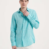 100% Linen Classic Shirt For Men