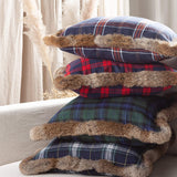 Christmas Plaid Cushion Cover